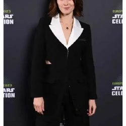 Star Wars Celebration Mary Elizabeth Winstead Wool Coat Star Wars Celebration Mary Elizabeth Winstead Wool Coat