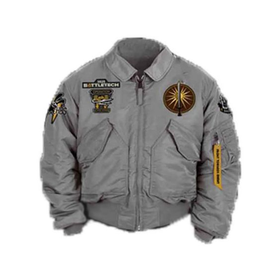 Battletech Mechwarrior Flight Leather Jacket