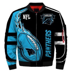 Carolina Panthers Bomber Jacket Carolina Panthers Bomber Jacket