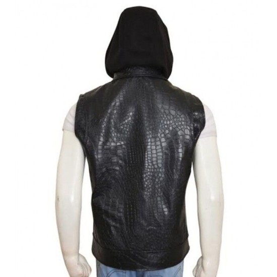 AJ Styles WWE Crocodile Leather Vest