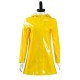 Coraline Halloween Yellow Leather Coat