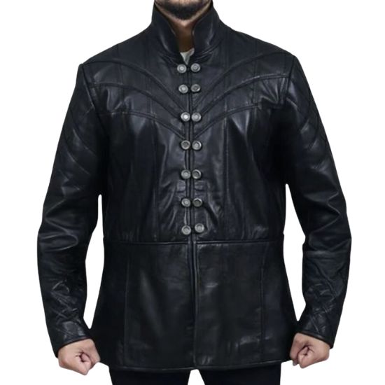 Cinderella Nicholas Galitzine Leather Jacket