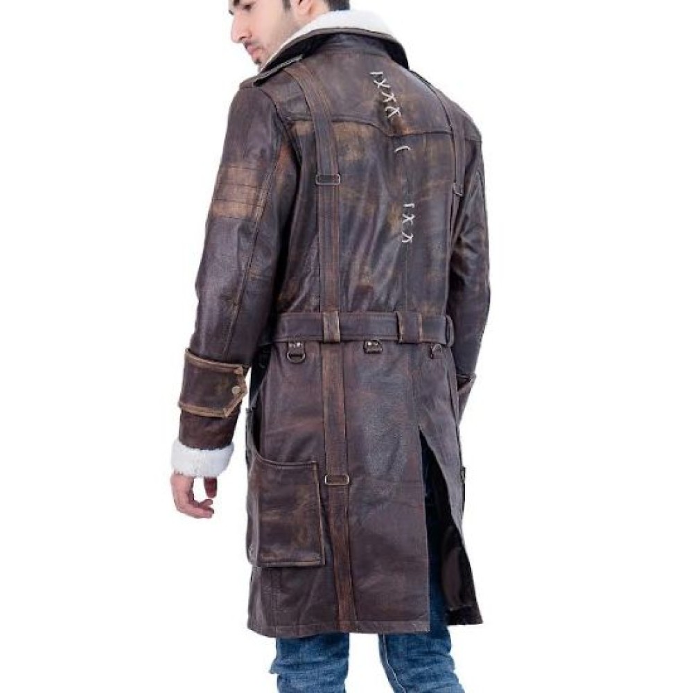 Fallout 4 Derek Phillips Brown Coat | Elder Maxson Leather Coat