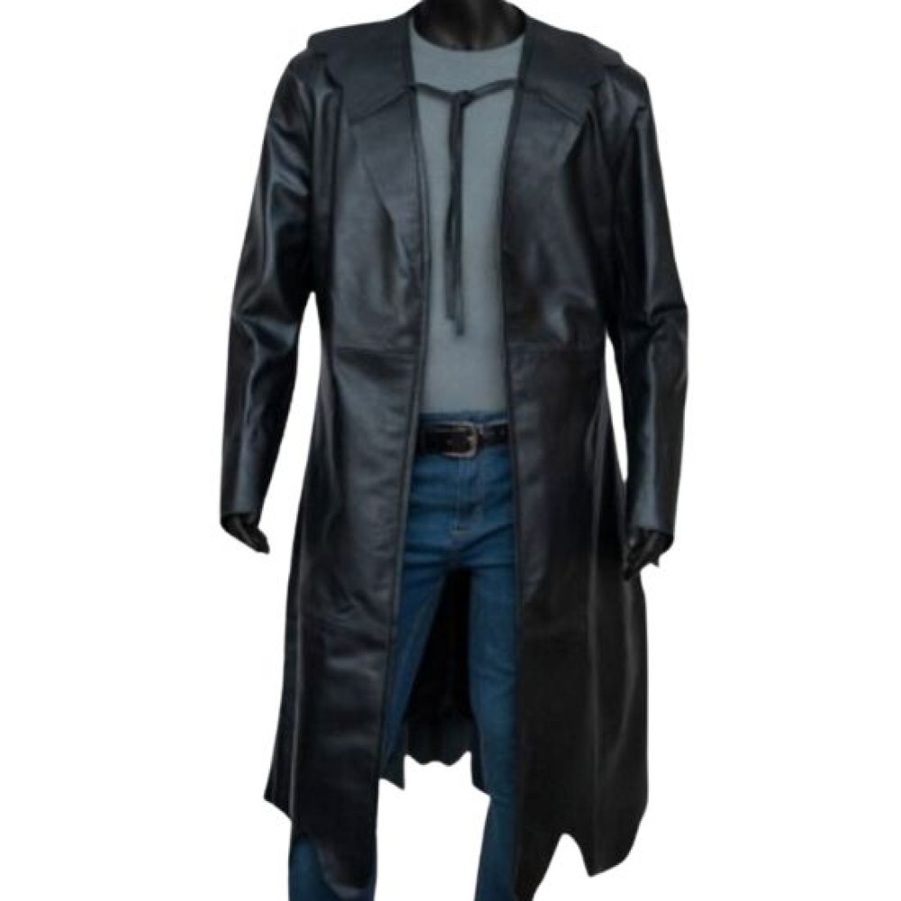 Maleficent Sam Riley Coat | Diaval Leather Coat