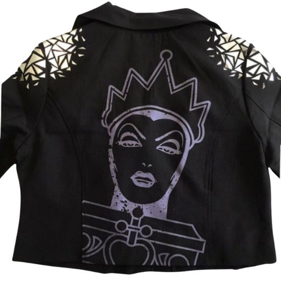 Snow White Evil Queen Black Leather Jacket