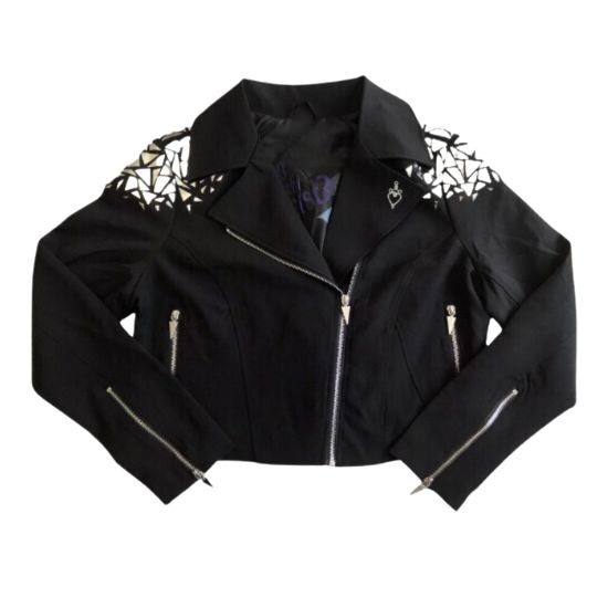 Snow White Evil Queen Black Leather Jacket