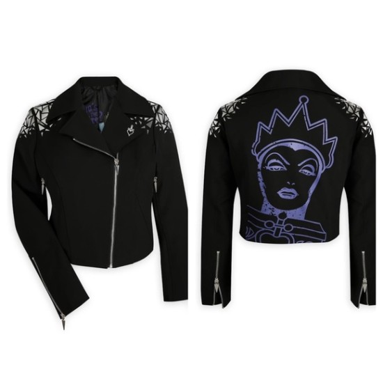 Snow White Evil Queen Black Leather Jacket