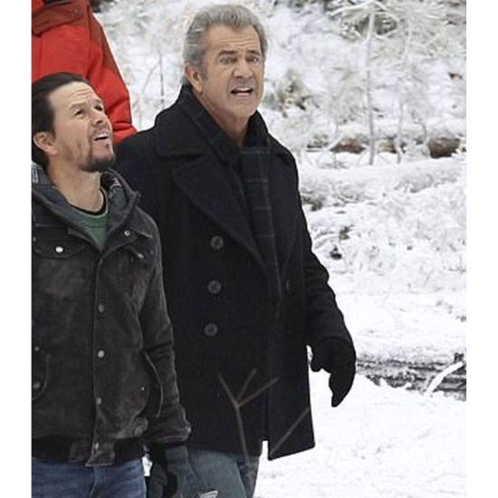 Daddy's Home 2 (Kurt) Mel Gibson Black Coat