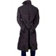 Mens Benedict Cumberbatch Holmes Black Trench Coat