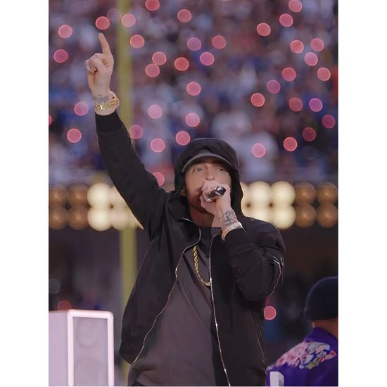 Super Bowl Eminem Halftime Hooded Jacket