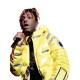 Juice Wrld (Jarad Anthony Higgins) Yellow Puffer Jacket