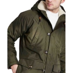 men's lee fur trim parka green jacket men's lee fur trim parka green jacket