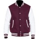 Men's Bomber Varsity Black and White Jacket