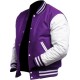 Men's Bomber Varsity Black and White Jacket