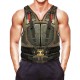 Men's Vintage Banes Leather Biker Vest