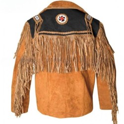 Men’s Fringes Cowboy Suede Jacket Men’s Fringes Cowboy Suede Jacket