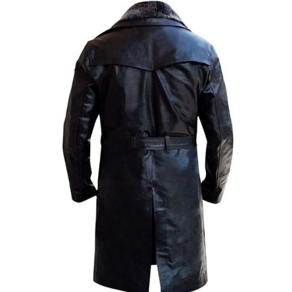 Blade Runner 2049 Leather Coat | Ryan Gosling Trench Coat