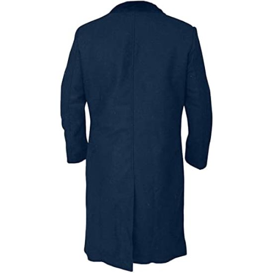 Peaky Blinders S05 Thomas Shelby (Cillian Murphy) Blue Wool Trench Coat