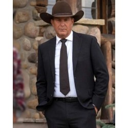 Yellowstone Season 5 Kevin Costner (John Dutton) Cotton Blazer