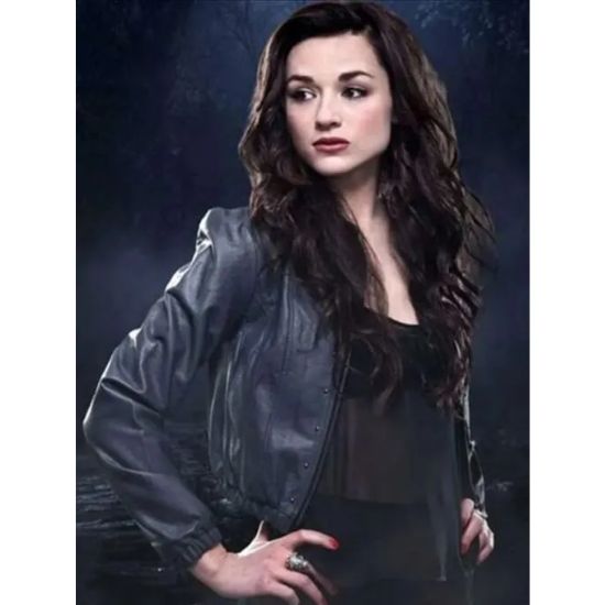 Teen Wolf The Movie Crystal Reed (Allison Argent) Black Jacket