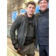 The Expendables Iko Uwais Black Leather Blazer