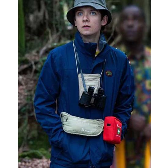 Sex Education Asa Butterfield (otis Milburn) Blue Jacket