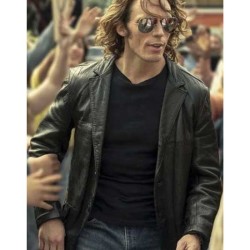 Daisy Jones & the Six Sam Claflin (Billy Dunne) Leather Blazer Daisy Jones & the Six Sam Claflin (Billy Dunne) Leather Blazer