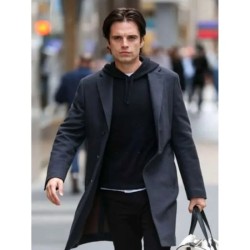 Sharper Sebastian Stan (Max) Gray Coat