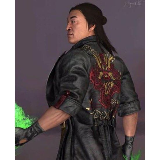 Mortal Kombat 2 Chin Han (Shang Tsung) Leather Coat