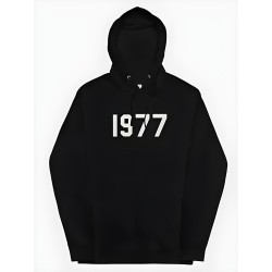 1977 Essentials Fear of God Black Hoodie 1977 Essentials Fear of God Black Hoodie