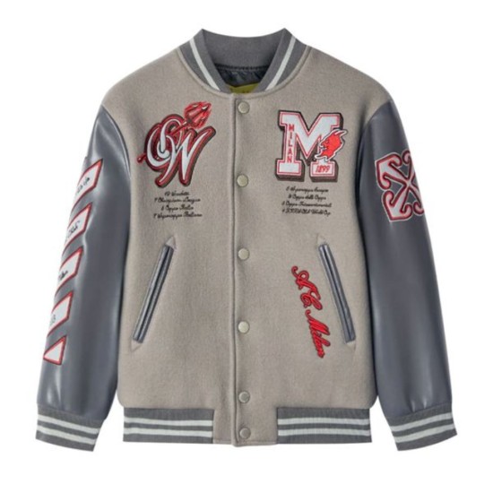 Ac Milan Varsity Bomber Jacket