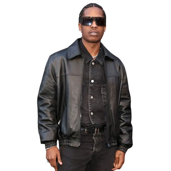 Asap Rocky Bomber Leather Jacket