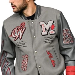Ac Milan Varsity Bomber Jacket Ac Milan Varsity Bomber Jacket