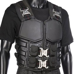 Blade Wesley Snipes Black Leather Vest Blade Wesley Snipes Black Leather Vest