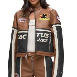 Cactus Jack Air Jordan Leather Jacket Cactus Jack Air Jordan Leather Jacket