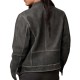 Calvo Black Leather Jacket