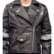 Daft Punk Shark Black Leather Jacket