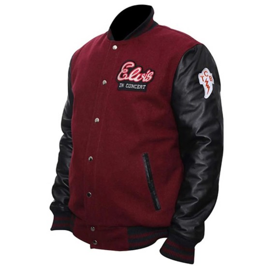 Elvis In Concert Varsity Jacket