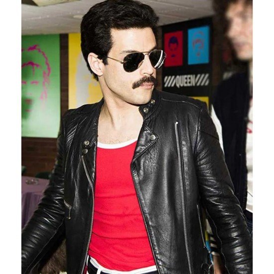 Freddie Mercury Black Leather Jacket