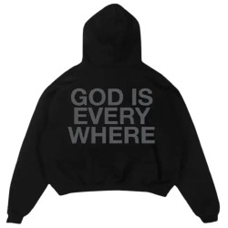 God Is Everywhere Black Hoodie God Is Everywhere Black Hoodie