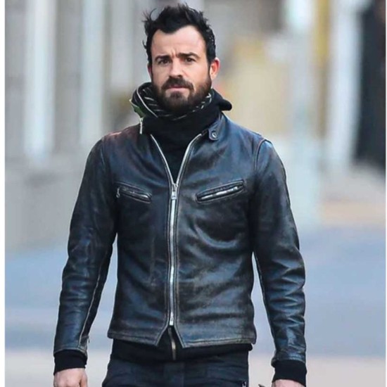 Justin Theroux Vintage Leather Jacket