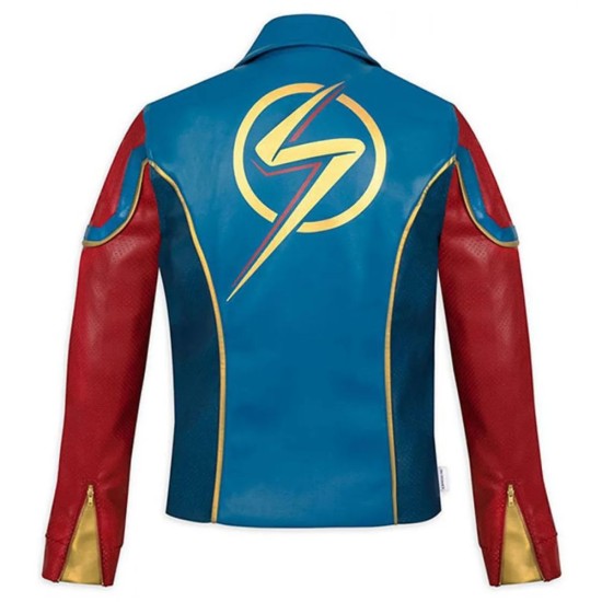 Ms. Marvel Kamala Khan (Iman Vellani) Leather Jacket