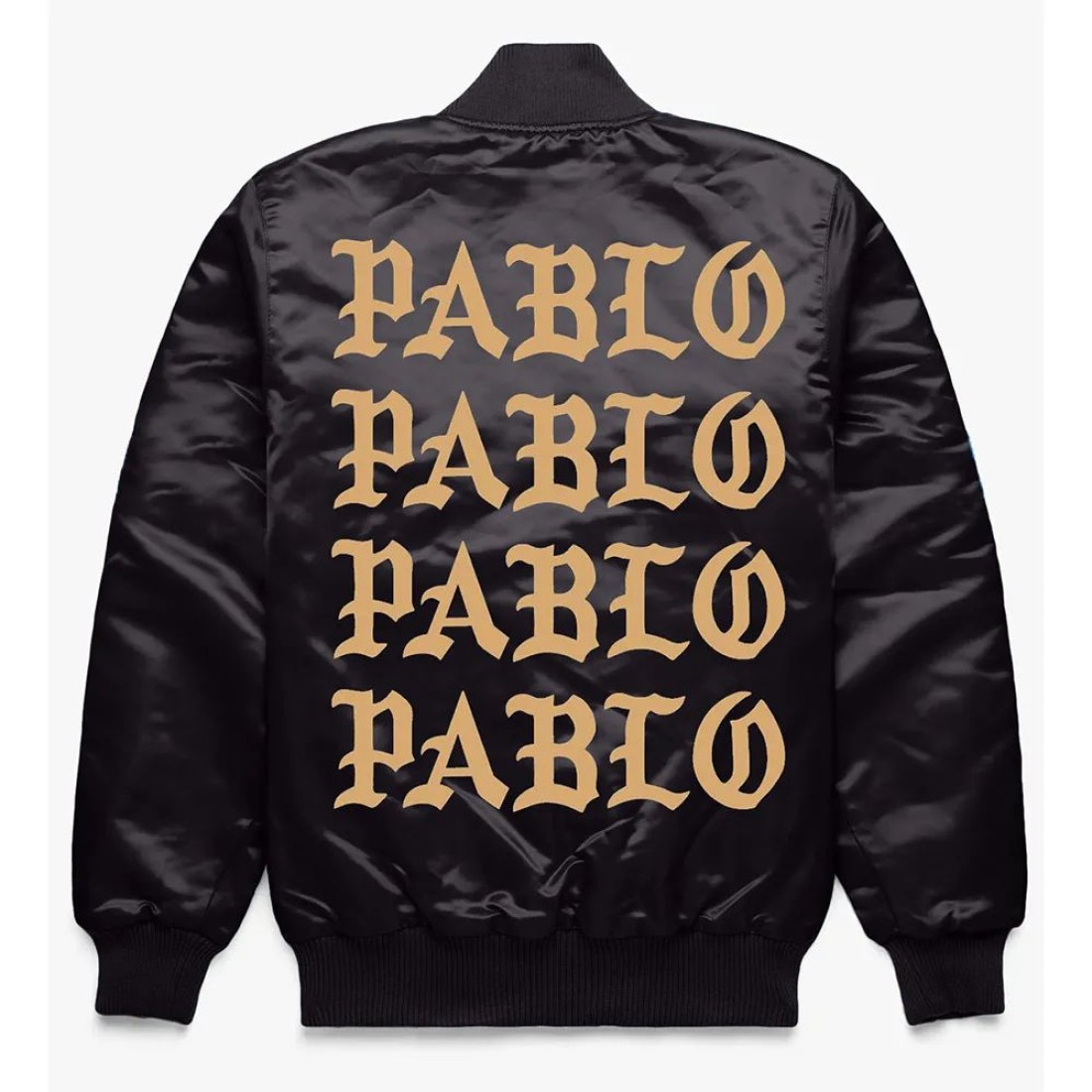 Kanye West Pablo Bomber Jacket | Pablo Black Bomber Jacket