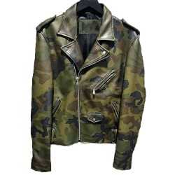 Men's Military Biker Leather Jacket Men's Military Biker Leather Jacket