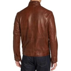 Men’s Missani Brown Leather Jacket Men’s Missani Brown Leather Jacket