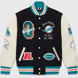 Miami Dolphins Varsity Jacket Miami Dolphins Varsity Jacket