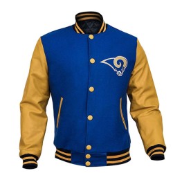 NFL Los Angeles Rams Varsity Jacket NFL Los Angeles Rams Varsity Jacket