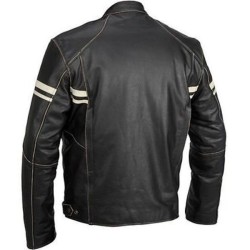 River Road Hoodlum Biker Vintage Leather Jacket