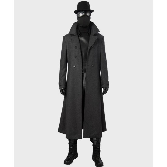 Spider-Man Into the Spider-Verse Noir SpiderMan Black Coat