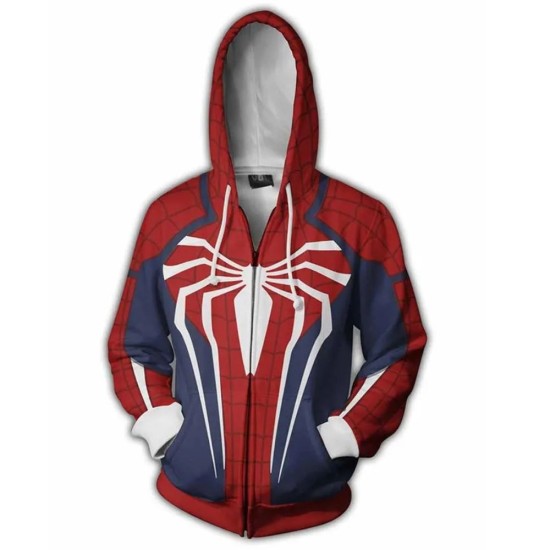 Spider-Man PS4 Fleece Hoodie